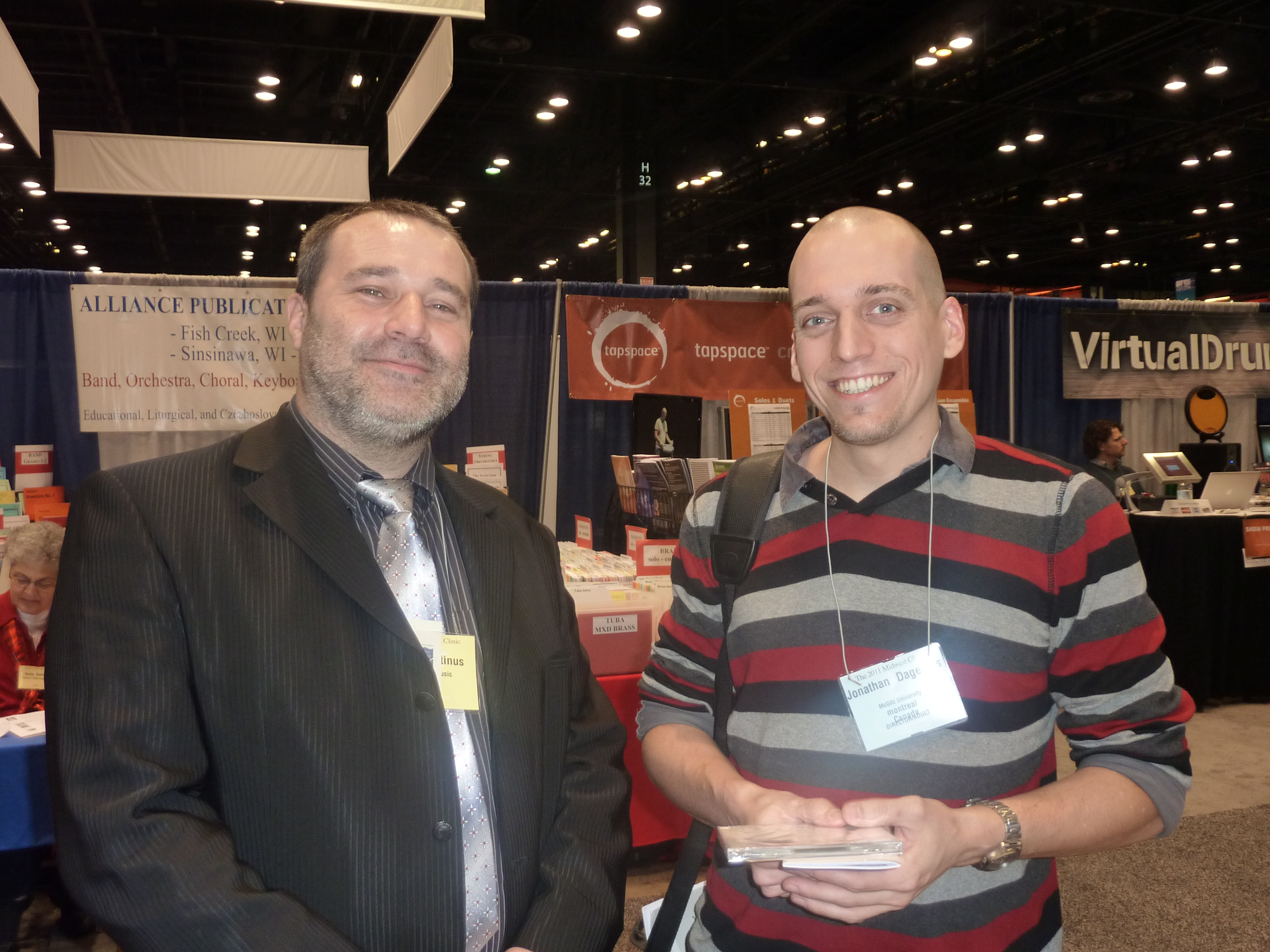 Louis Martinus with Jonathan Dagenais in Chicago during the Midwest